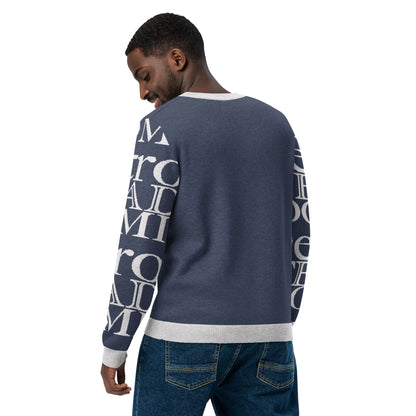 Detroit Steady Boomin Crew Neck Sweater | Luxury Knitted Detroit Apparel