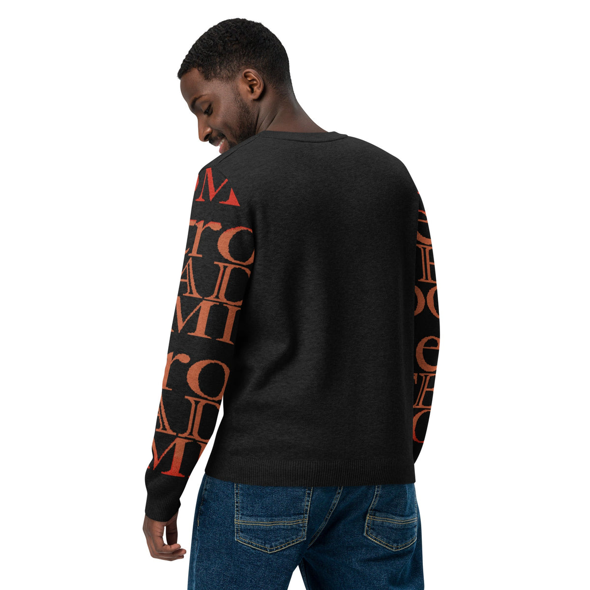 Detroit Steady Boomin Crew Neck Sweater | Hand-Knitted Detroit Streetwear