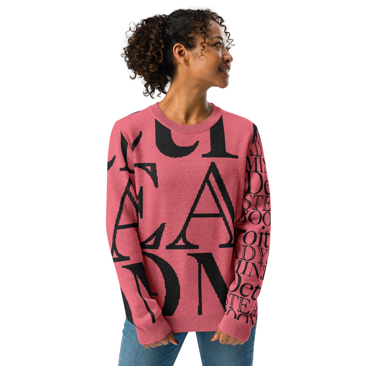 Detroit Steady Boomin Crew Neck Sweater | Extra-Soft Knitted Detroit Apparel