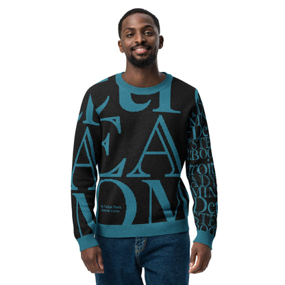 Detroit Lions Crew Neck Sweater | Knitted Detroit Steady Boomin Apparel