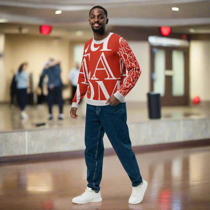 Detroit Red Wings Crew Neck Sweater | Knitted Detroit Steady Boomin Apparel