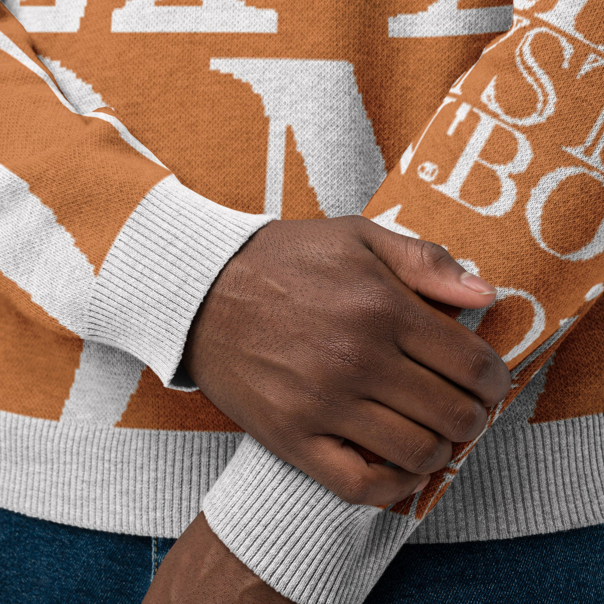Detroit Steady Boomin Crew Neck Sweater | Warm Knitted Detroit Streetwear
