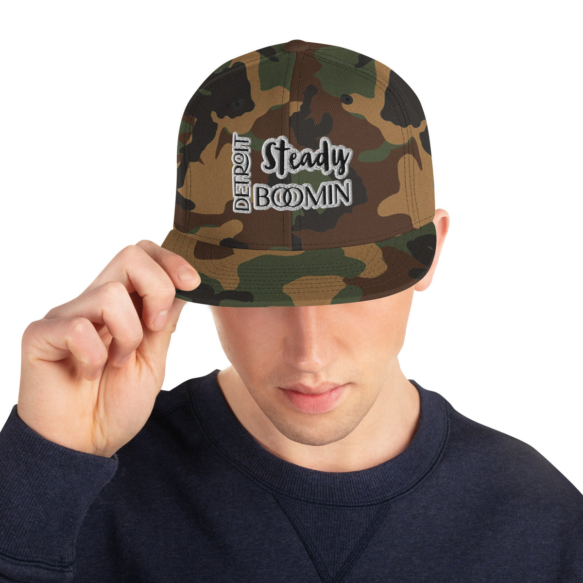 Detroit Steady Boomin | embroidered snapback