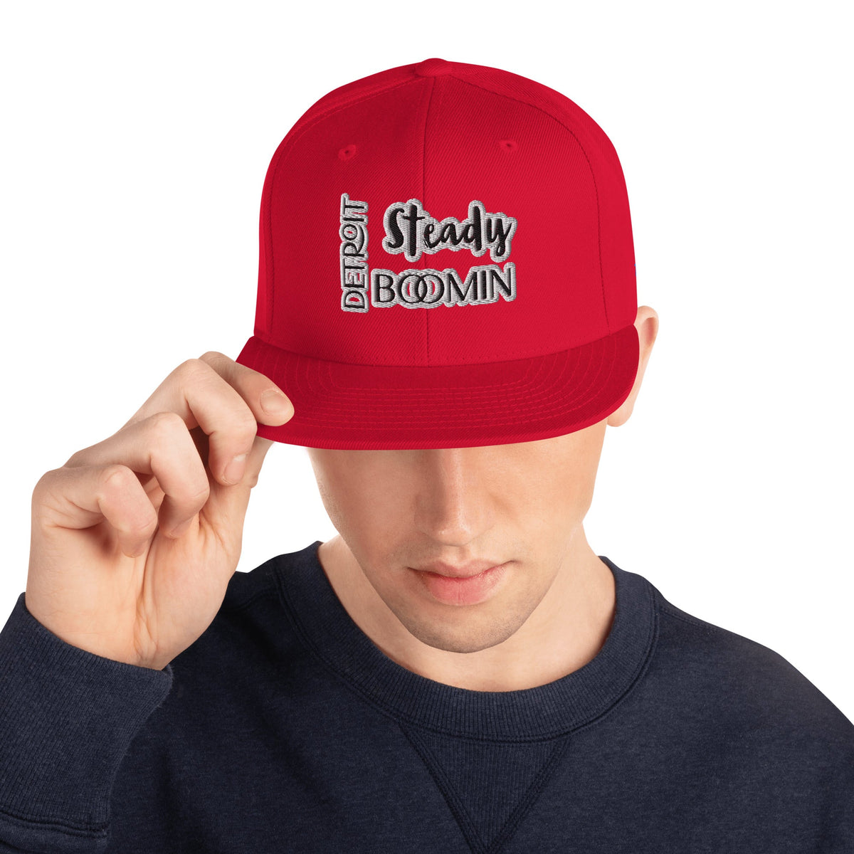 Detroit Steady Boomin | embroidered snapback