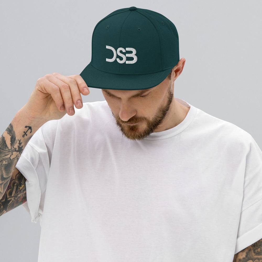 Detroit Steady Boomin Snapback Hat | Embroidered Detroit Cap with Green Undervisor