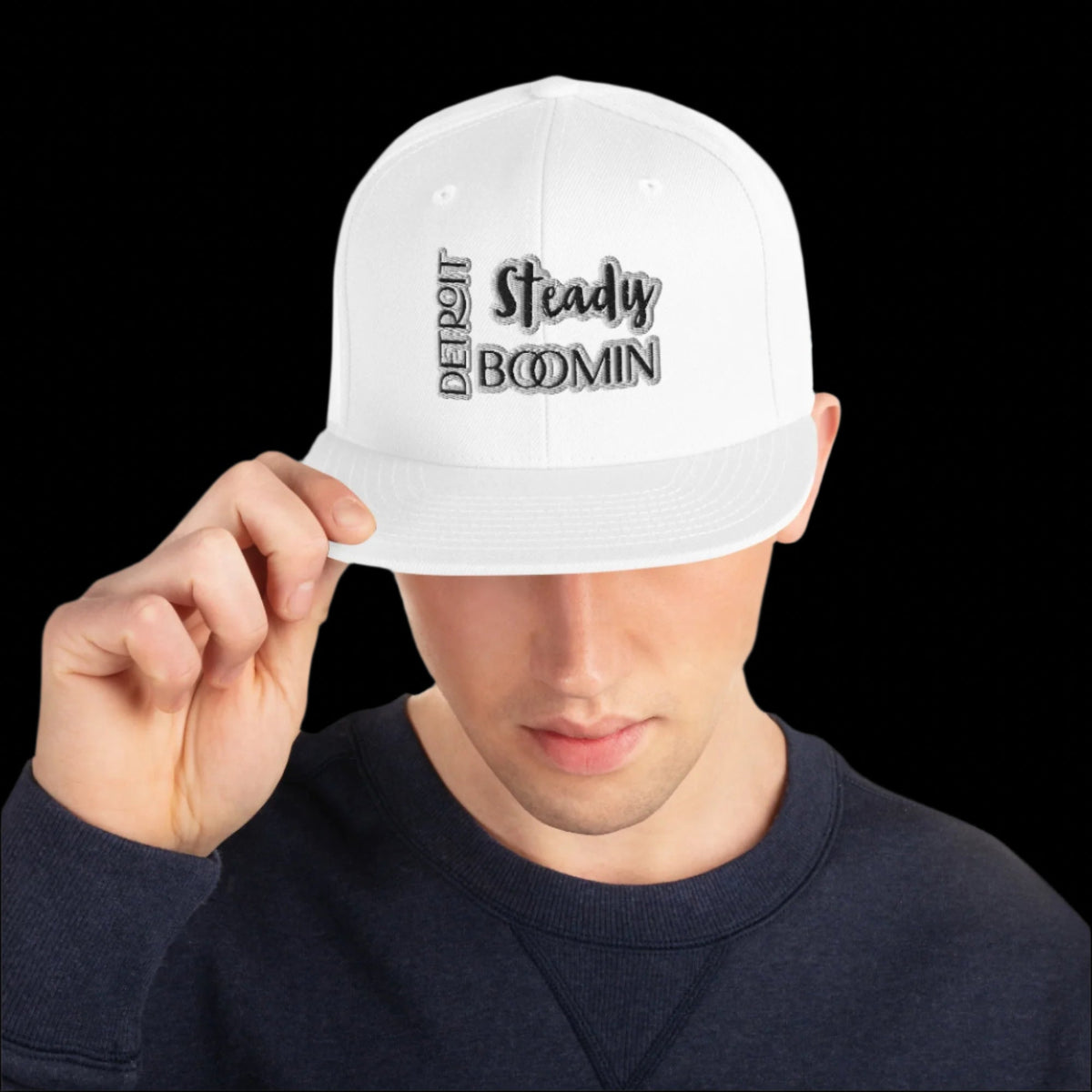 Detroit Steady Boomin | embroidered snapback