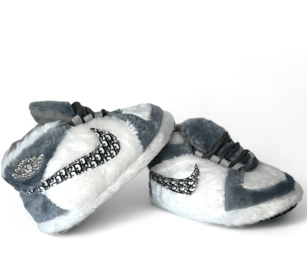 Gray Sneaker Slippers