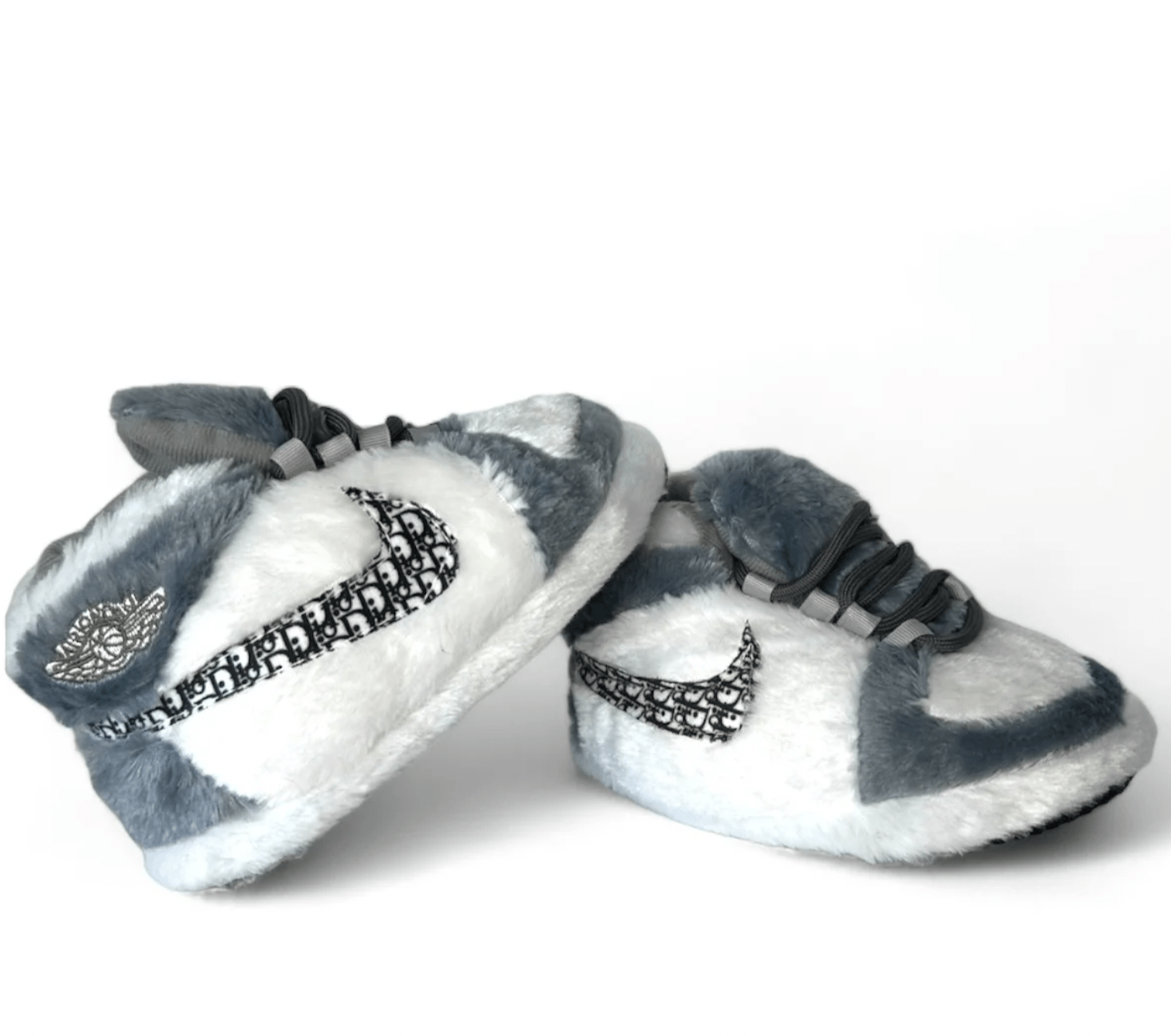 Gray Sneaker Slippers