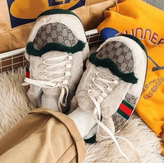 gucci inspired Sneaker Slippers