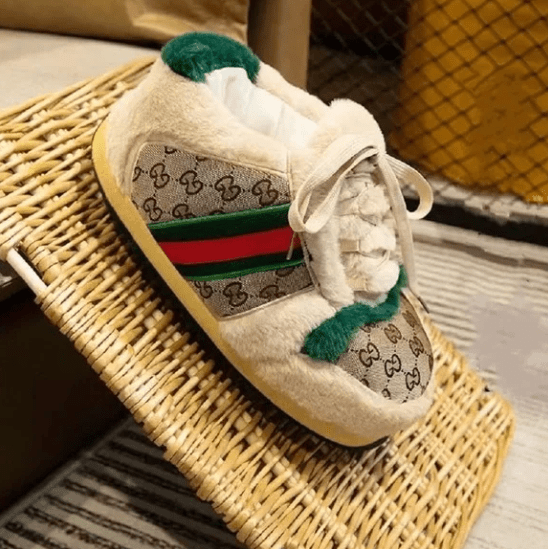 gucci inspired Sneaker Slippers