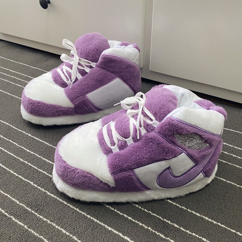 Purple Sneaker Slippers
