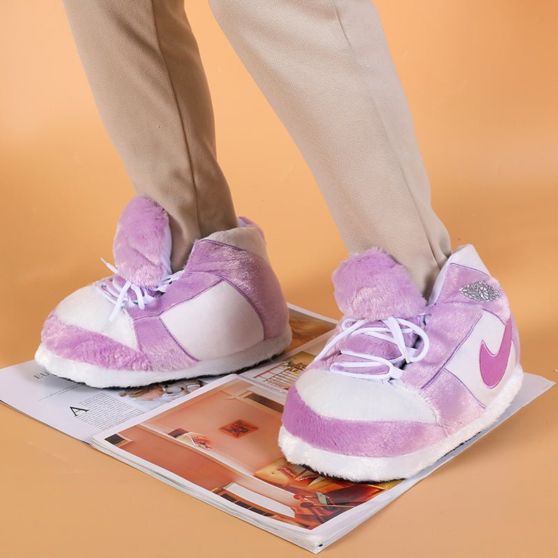 Purple Sneaker Slippers