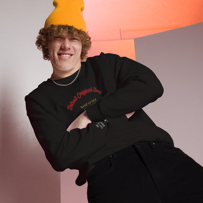 Detroit Original Slang Embroidered Sweatshirt | Quality Comfortable Streetwear