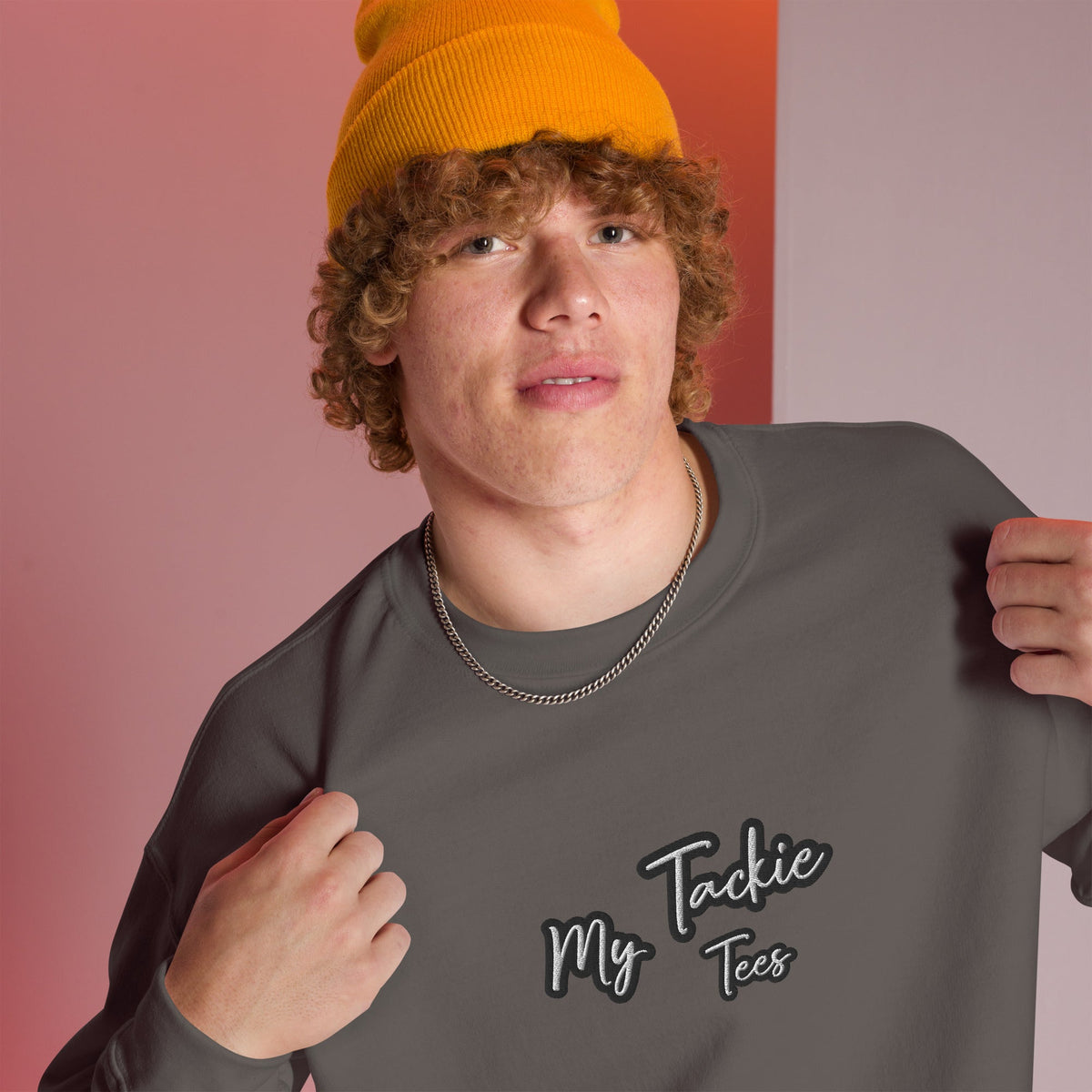 My Tackie Tees Men's Embroidered Sweatshirt | Premium Comfort Streetwear