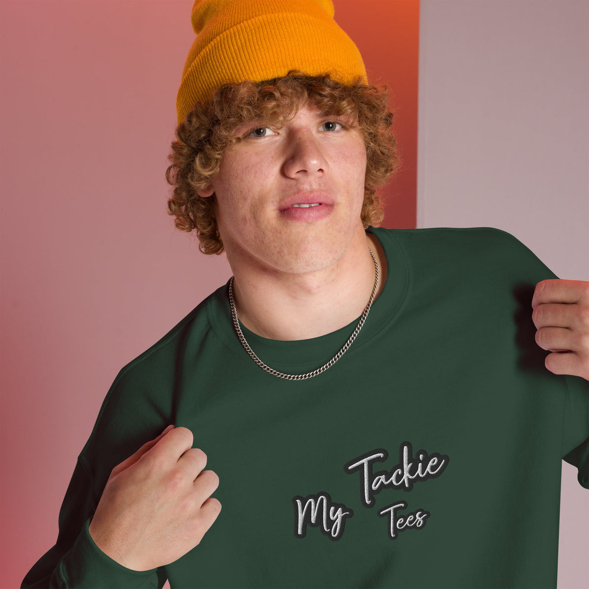 My Tackie Tees Men's Embroidered Sweatshirt | Premium Comfort Streetwear