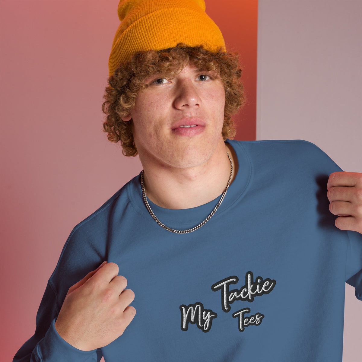 My Tackie Tees Men's Embroidered Sweatshirt | Premium Comfort Streetwear