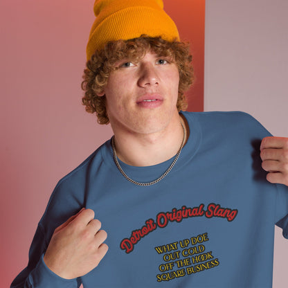 Detroit Original Slang Embroidered Sweatshirt | Quality Comfortable Streetwear
