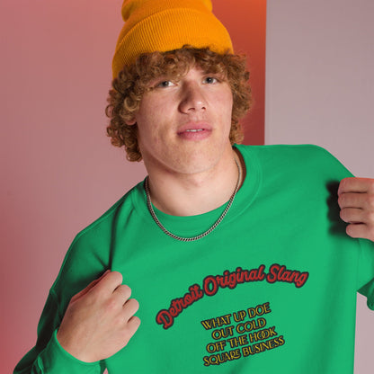 Detroit Original Slang Embroidered Sweatshirt | Quality Comfortable Streetwear