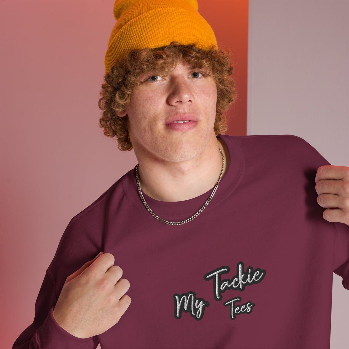 My Tackie Tees Men's Embroidered Sweatshirt | Premium Comfort Streetwear