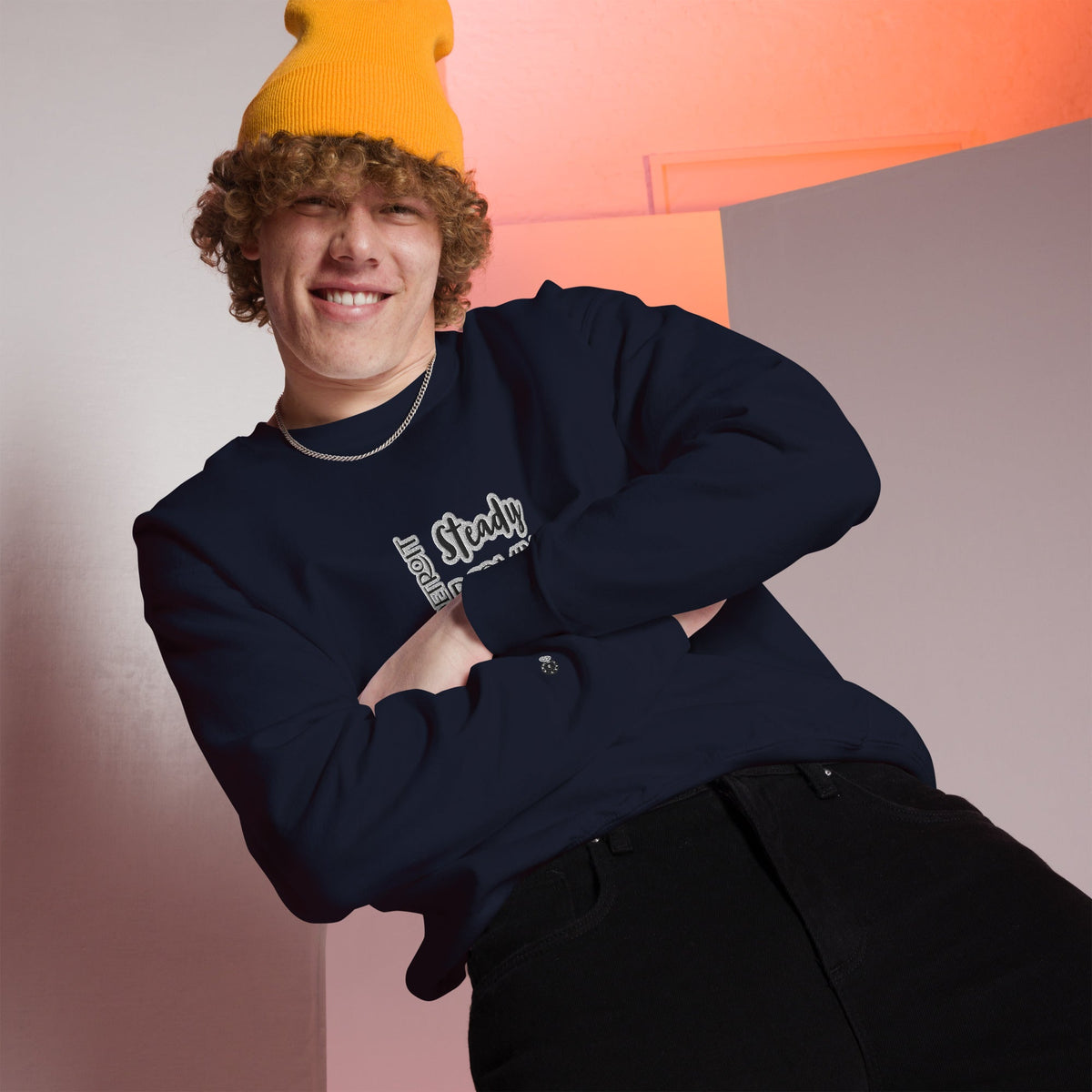 Detroit Steady Boomin Men's Embroidered Sweatshirt | Premium Comfort & Style
