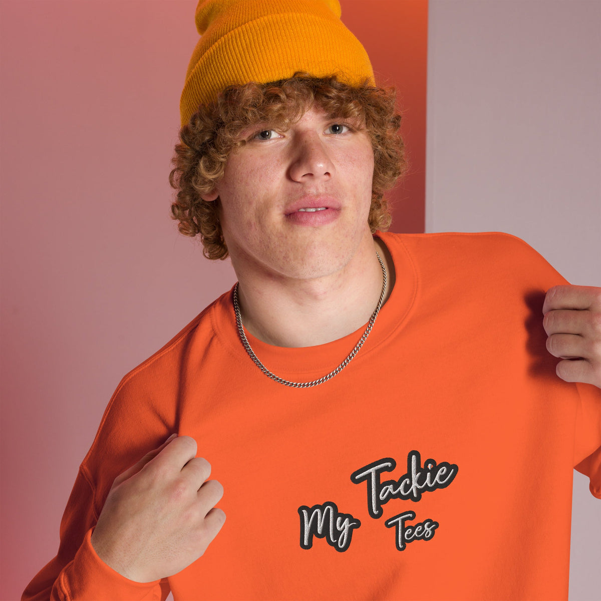 My Tackie Tees Men's Embroidered Sweatshirt | Premium Comfort Streetwear