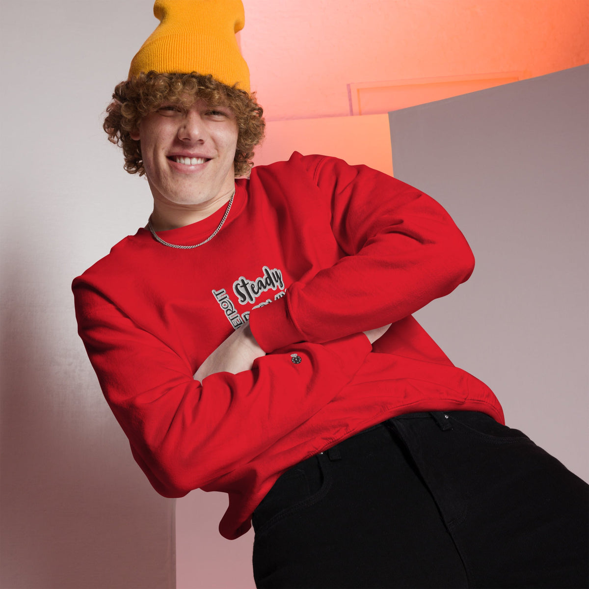 Detroit Steady Boomin Men's Embroidered Sweatshirt | Premium Comfort & Style