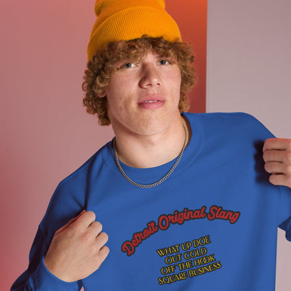 Detroit Original Slang Embroidered Sweatshirt | Quality Comfortable Streetwear