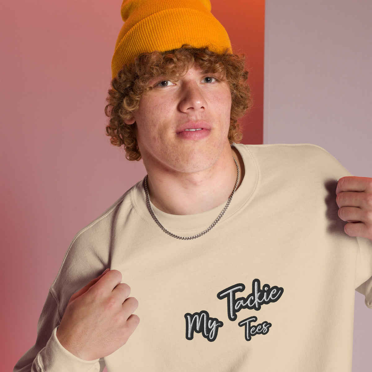 My Tackie Tees Men's Embroidered Sweatshirt | Premium Comfort Streetwear