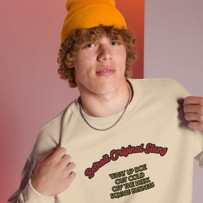 Detroit Original Slang Embroidered Sweatshirt | Quality Comfortable Streetwear
