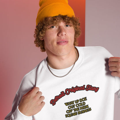 Detroit Original Slang Embroidered Sweatshirt | Quality Comfortable Streetwear