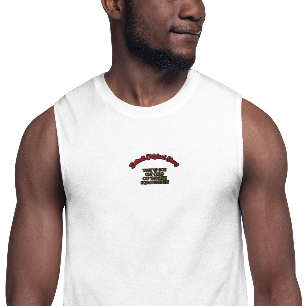 Detroit Original Slang Muscle Shirt | Premium Embroidered Detroit Tank