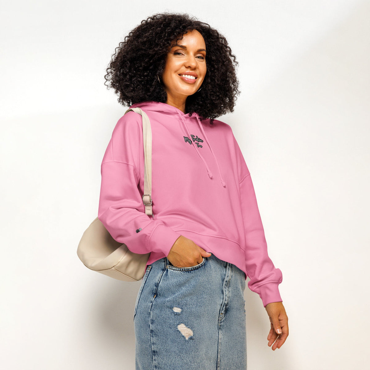 My Tackie Tees Women's Organic Hoodie | Sustainable Embroidered Cotton